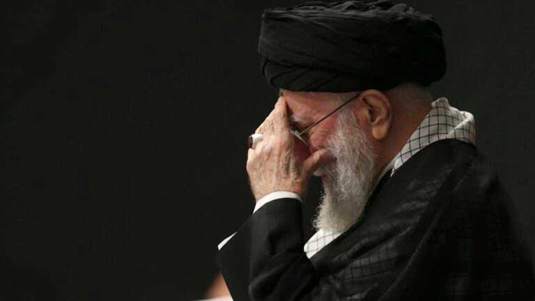 Iran’s supreme leader makes first public appearance since war : NPR