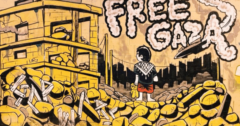 Gaza Solidarity Graffiti | The Nation