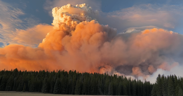 Grand Canyon, Utah wildfires creating “fire clouds” that can form their own weather systems