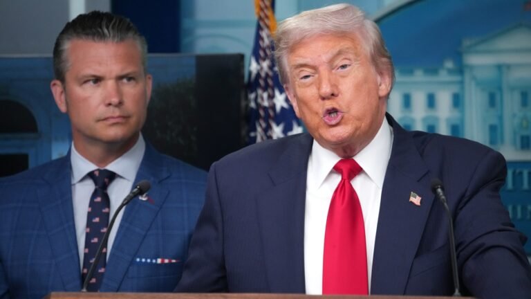 Trump says Pentagon has ‘identified funds’ to pay military during shutdown : NPR