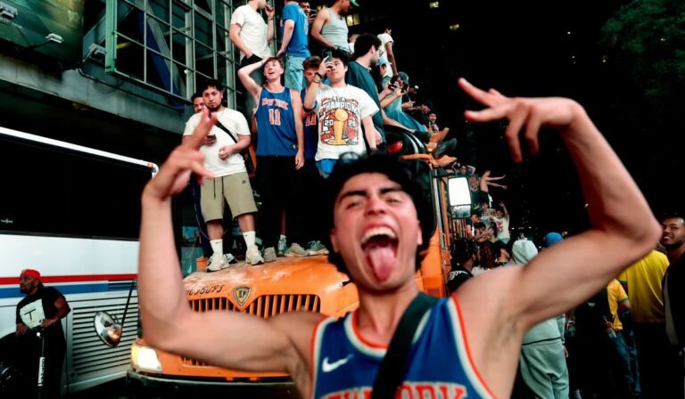 Mayhem mars euphoria as New York City celebrates the Knicks’ first championship in 53 years