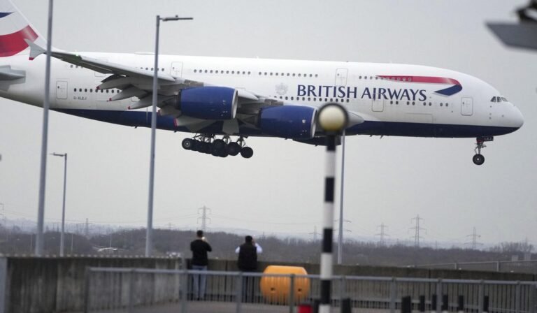 Cellphone catches fire, scorches cabin of British Airways flight from London to Las Vegas
