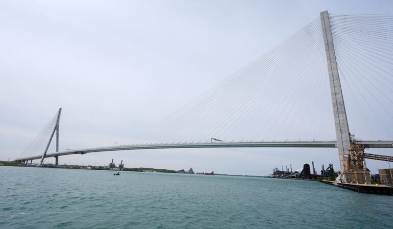 Opening of Canada-US bridge that Trump threatened to block is delayed over unresolved ‘issues’