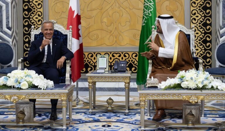 Canada’s Carney visits Saudi Arabia as the prime minister seeks to expand ties with kingdom