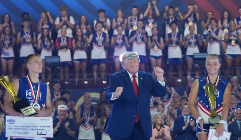 Trump cheers ‘exciting’ Patriot Games finals as Kansas girl and Utah boy win finals